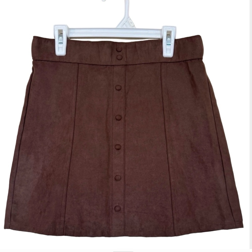 Abercrombie Kids Chocolate Button Skirt